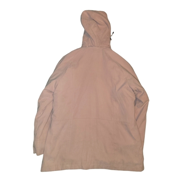 London Fog size XL pink hooded heavy coat that transitions into lighter jacket - Picture 5 of 10